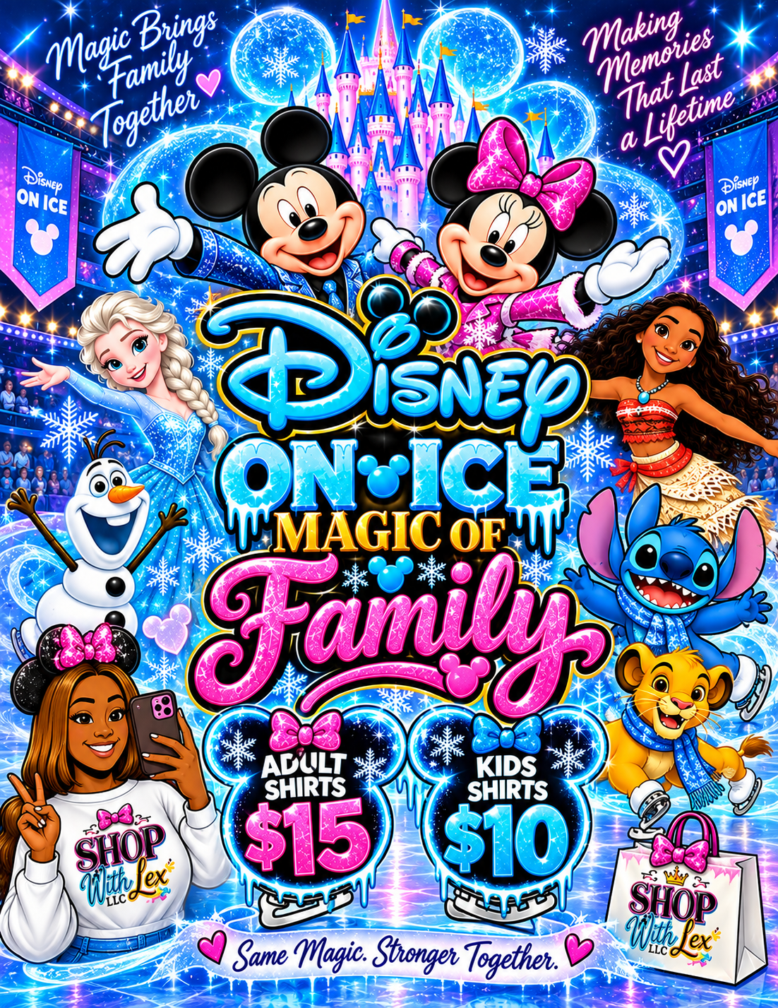✨❄️ Disney On Ice: Magic of Family Shirts ❄️✨