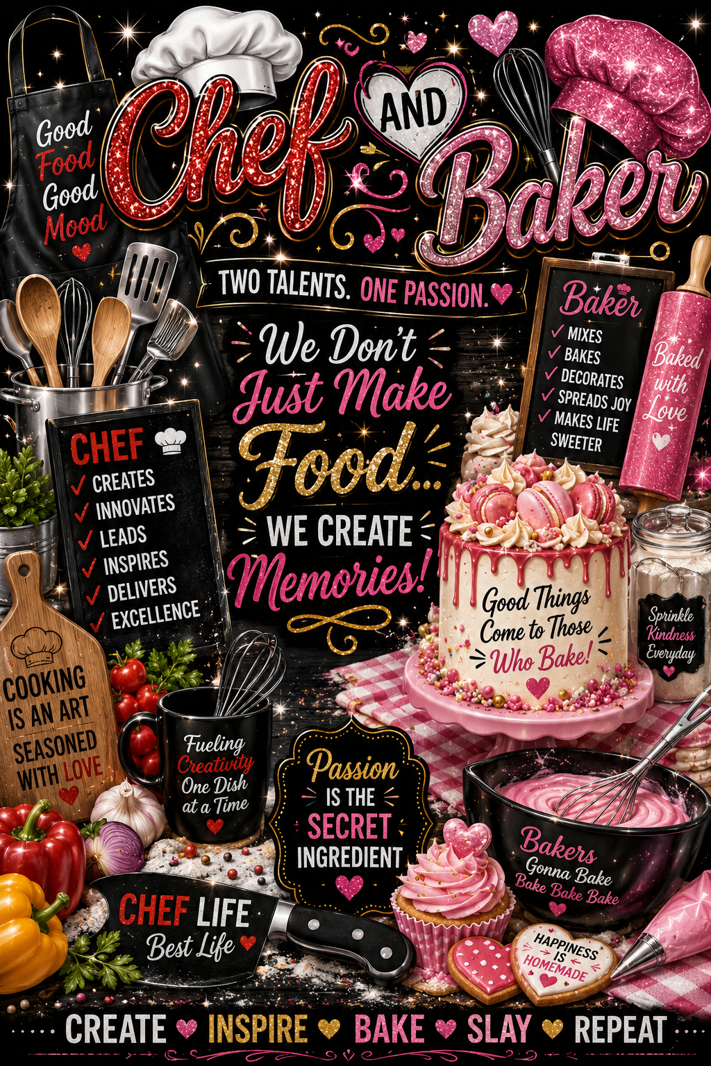 Chef / Baking Shirt Designs