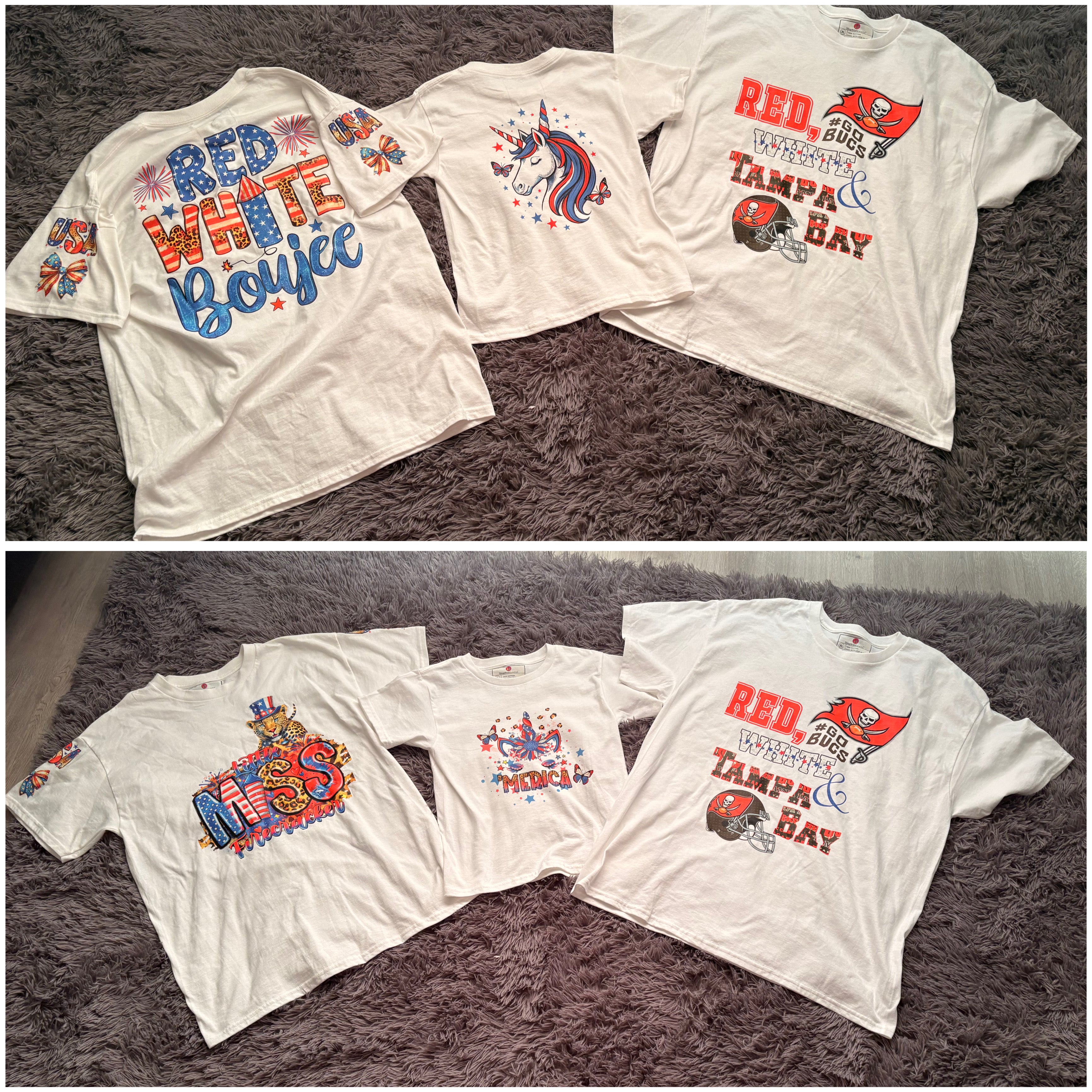 🔥 CUSTOM DTF PRINTED SHIRTS 🔥