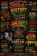 Black History / MLK Jr. / Juneteenth Shirt Designs