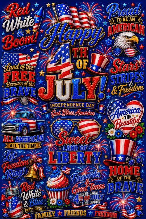 4th of July Shirt Designs - ShopWithLexLLC