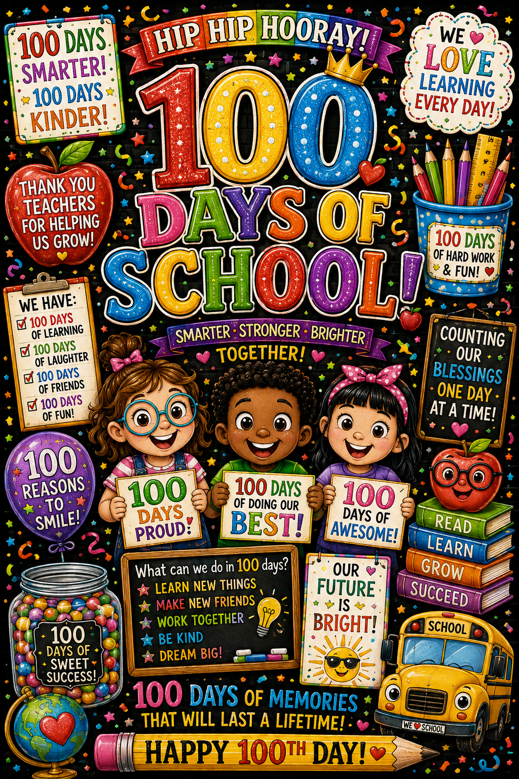 100 Days of School Shirt Designs