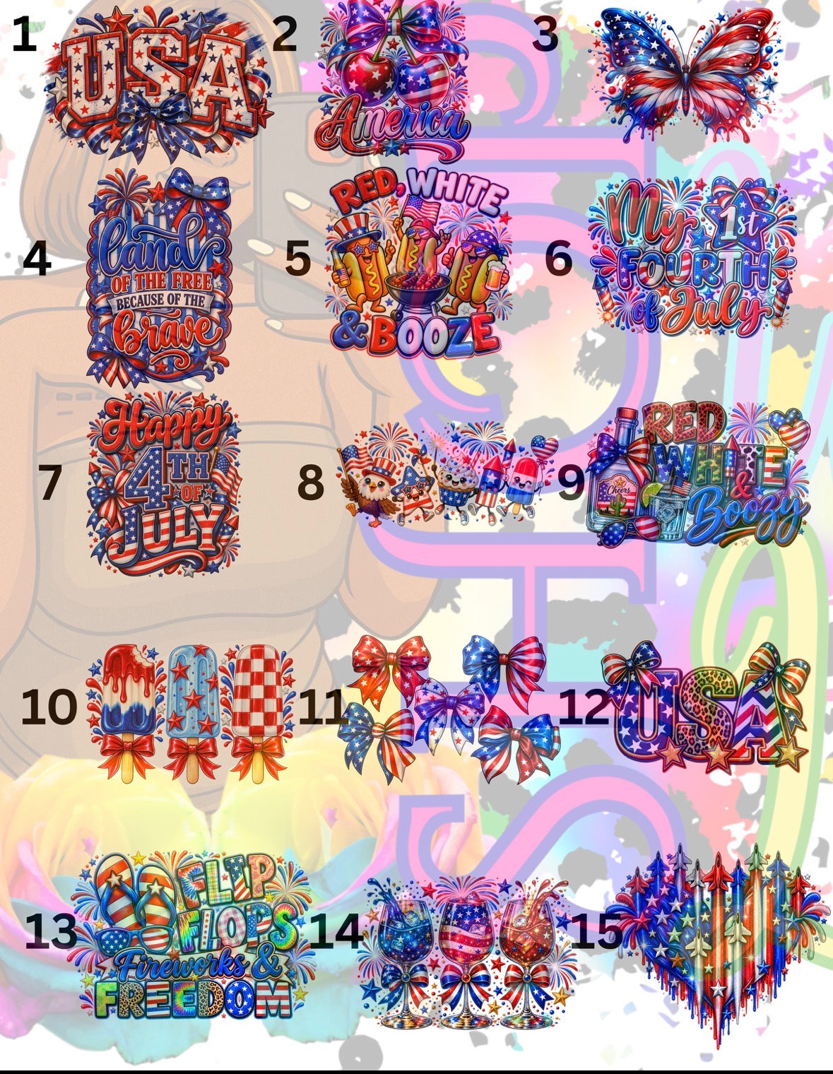 4th of July Shirt Designs