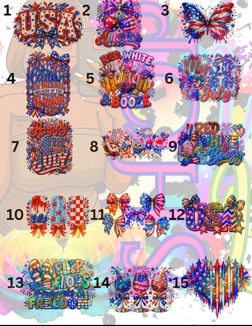 4th of July Shirt Designs