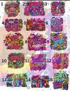 Girls Trip / Night Out Shirt Designs