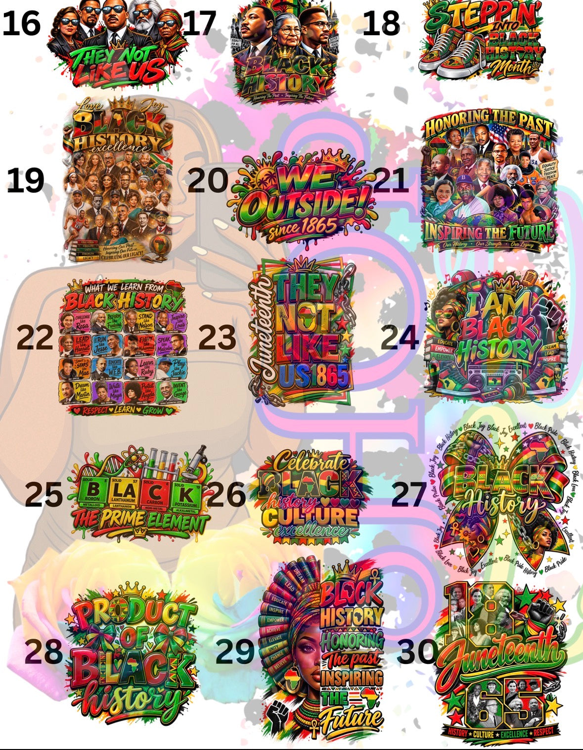 Black History / MLK Jr. / Juneteenth Shirt Designs