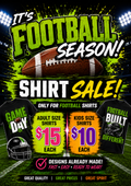 🏈 Football Shirt Designs – Game Day Ready! 🏈