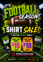 🏈 Football Shirt Designs – Game Day Ready! 🏈