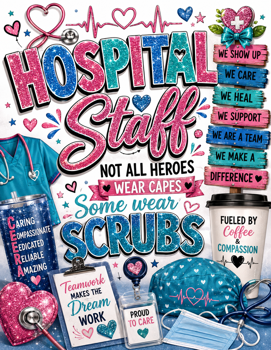 Hospital Staff Shirt Designs