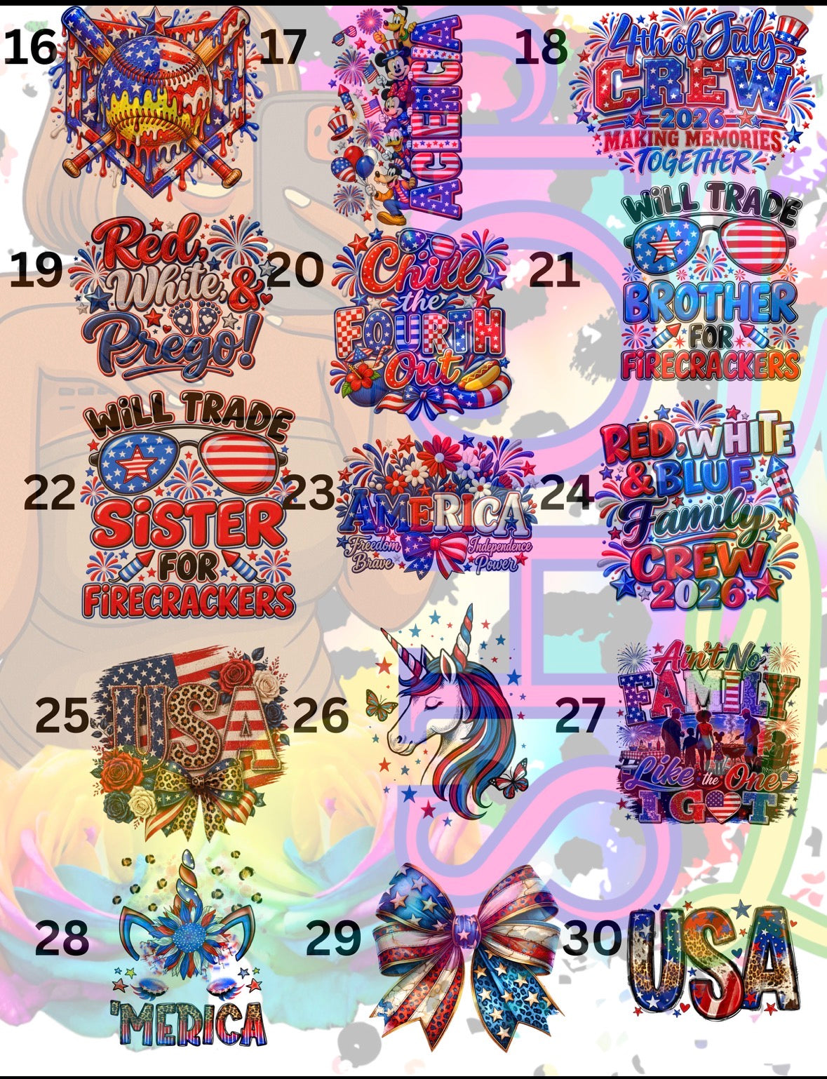 4th of July Shirt Designs