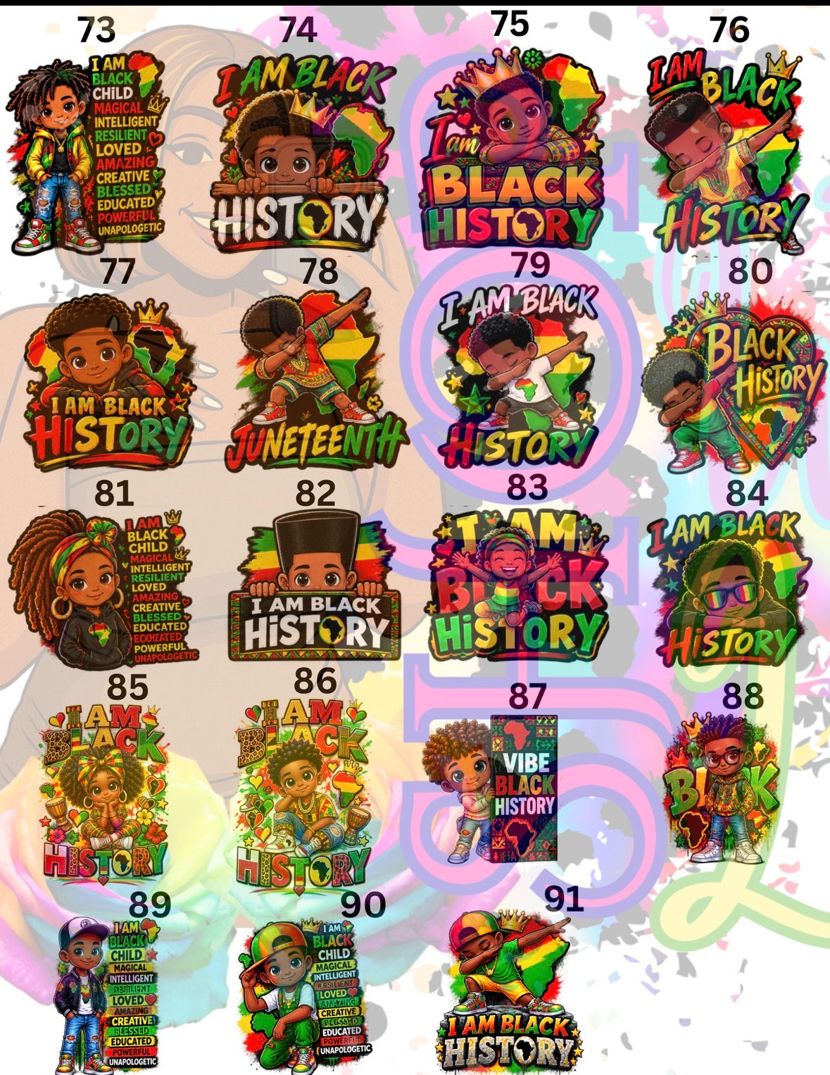Black History / MLK Jr. / Juneteenth Shirt Designs