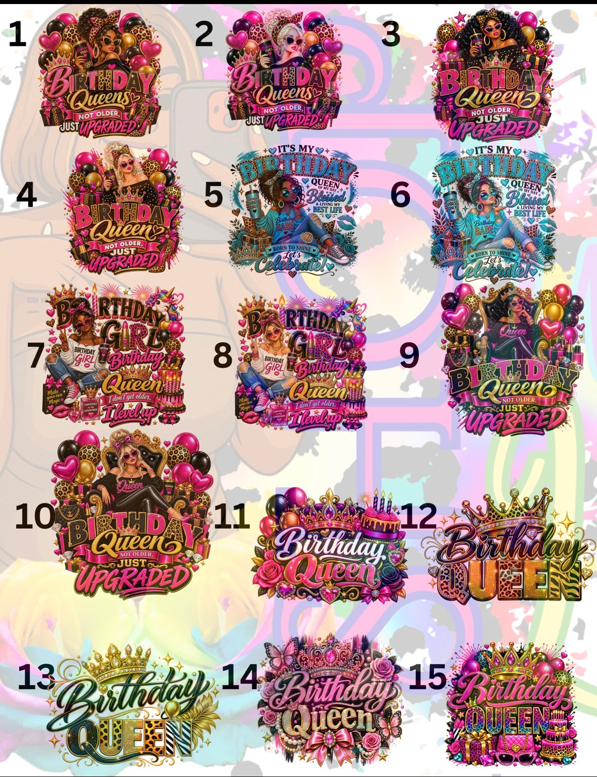 Birthday Shirt Designs