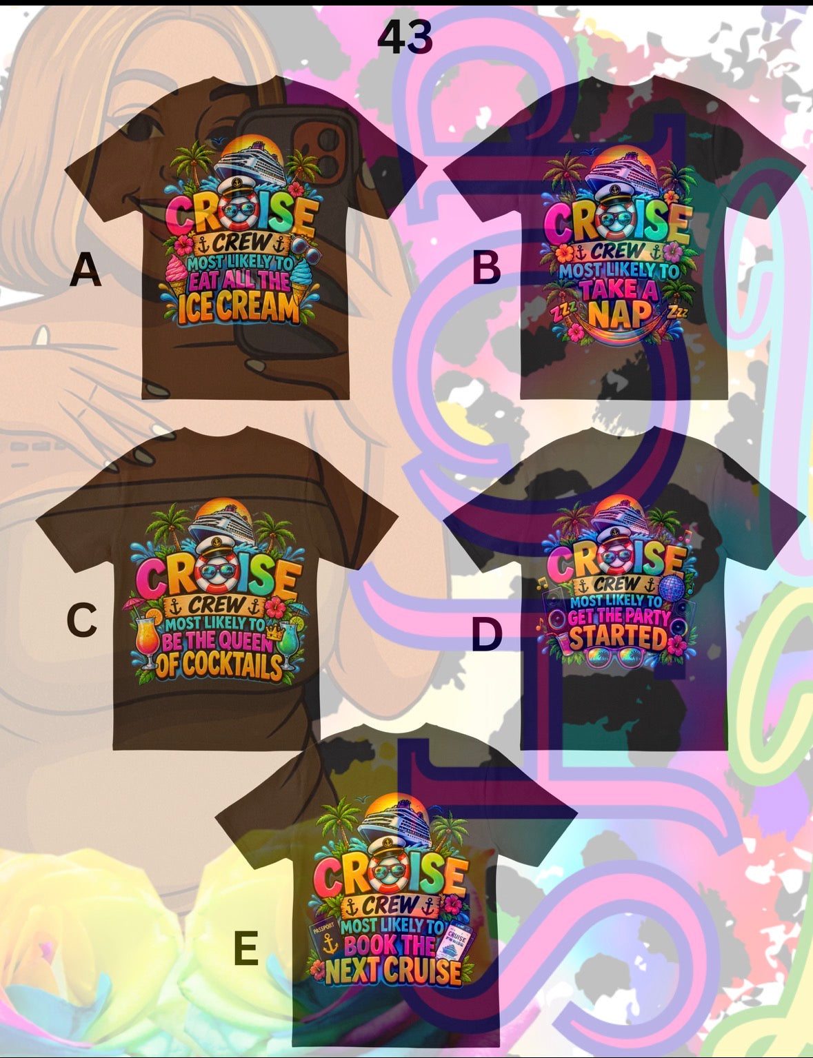 Family Reunion / Cruise Trip Shirt Designs