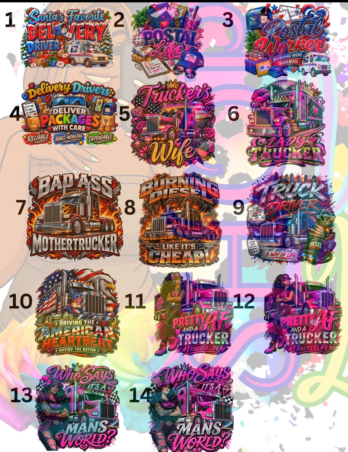 Delivery Driver Shirt Designs