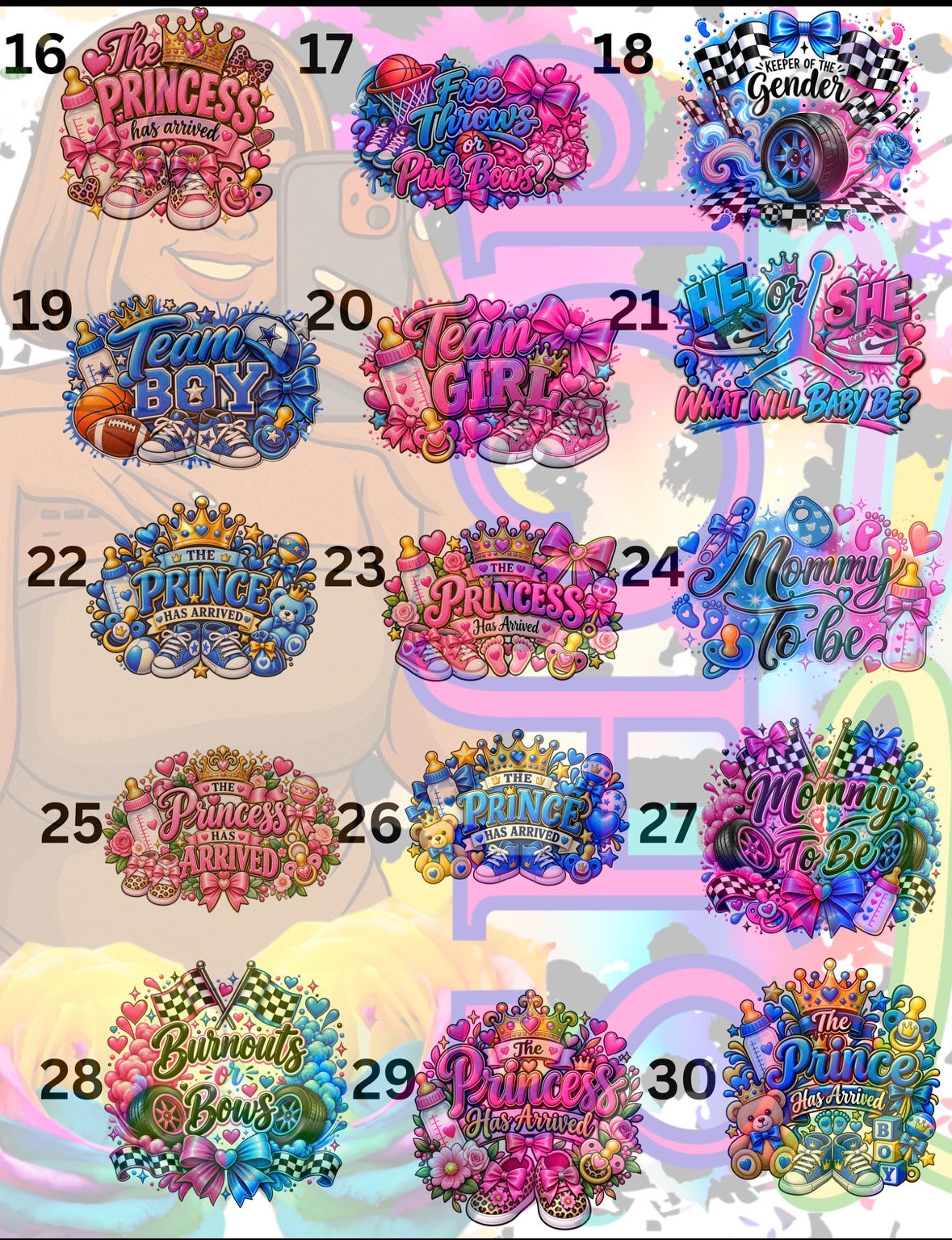 Baby Shower Shirt Designs