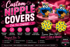 💕 Custom Sublimation Nipple Covers