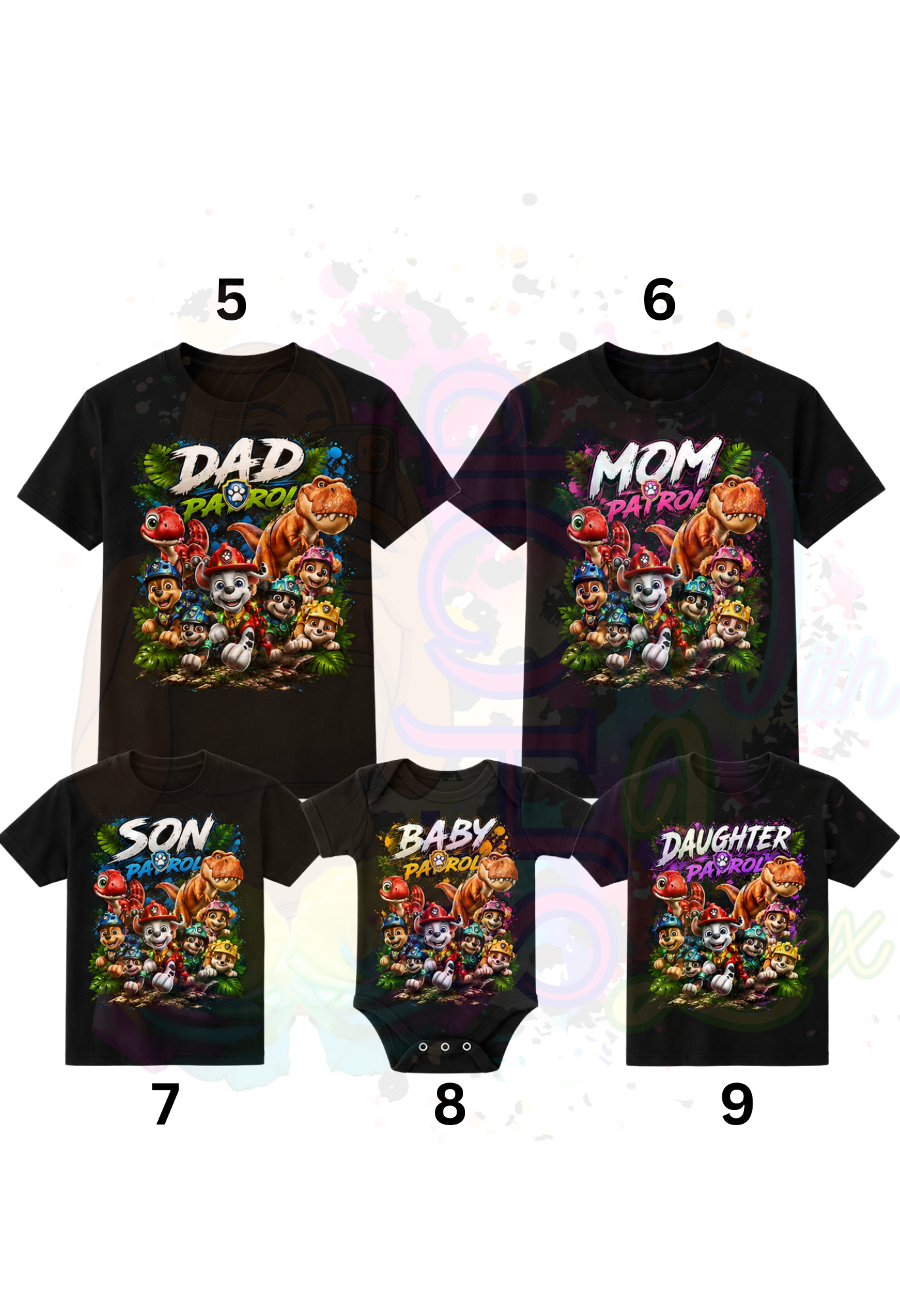 Paw Patrol Dino Movie Shirt Designs