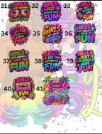 Girls Trip / Night Out Shirt Designs