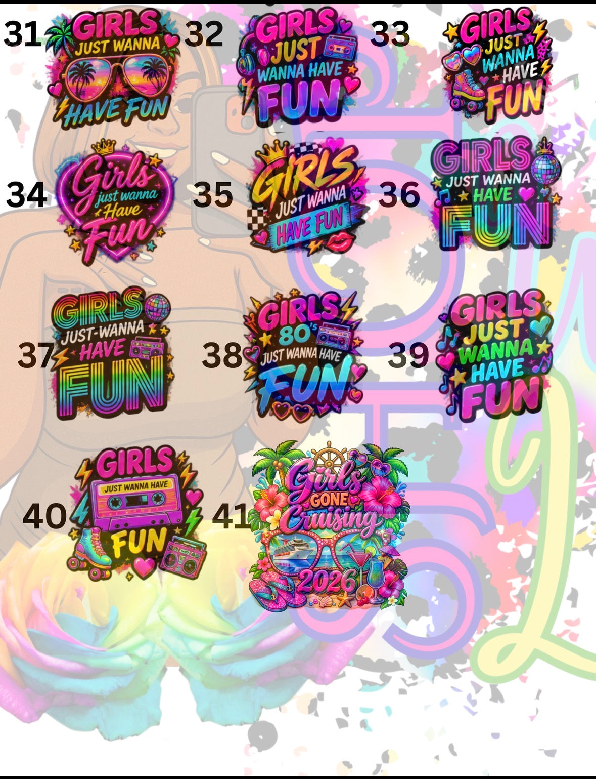 Girls Trip / Night Out Shirt Designs