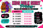 Kids Bulk Shirts