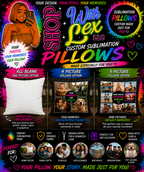 🛏️ Custom Sublimation Pillows