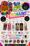 🔑 Custom Sublimation Keychains