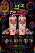 ✨ Custom 20oz Decorative Top Sublimation Tumblers