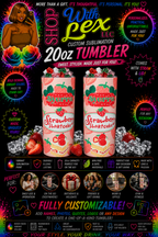 ✨ Custom 20oz Decorative Top Sublimation Tumblers