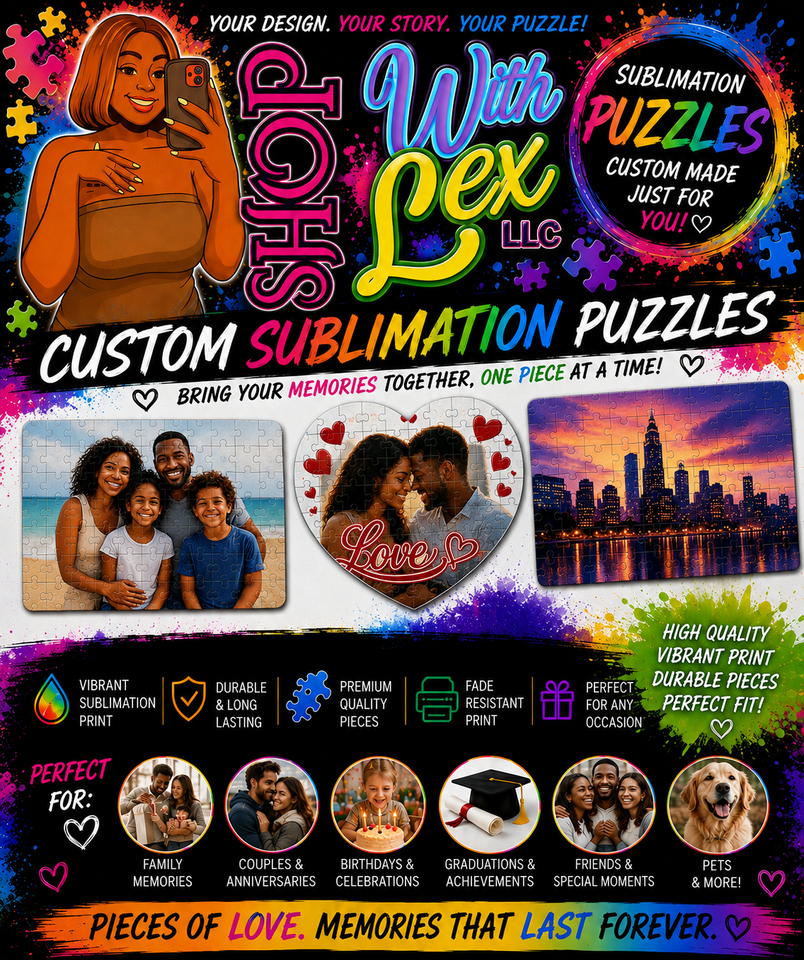 🧩 Custom Sublimation Puzzles