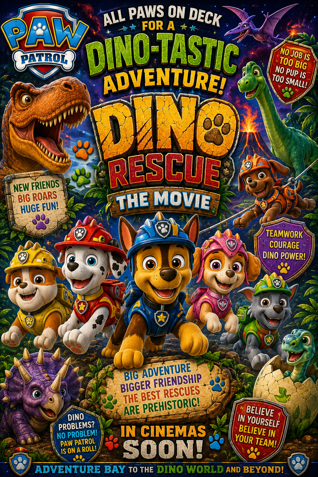 PAW PATROL DINO MOVIE SPECIAL!