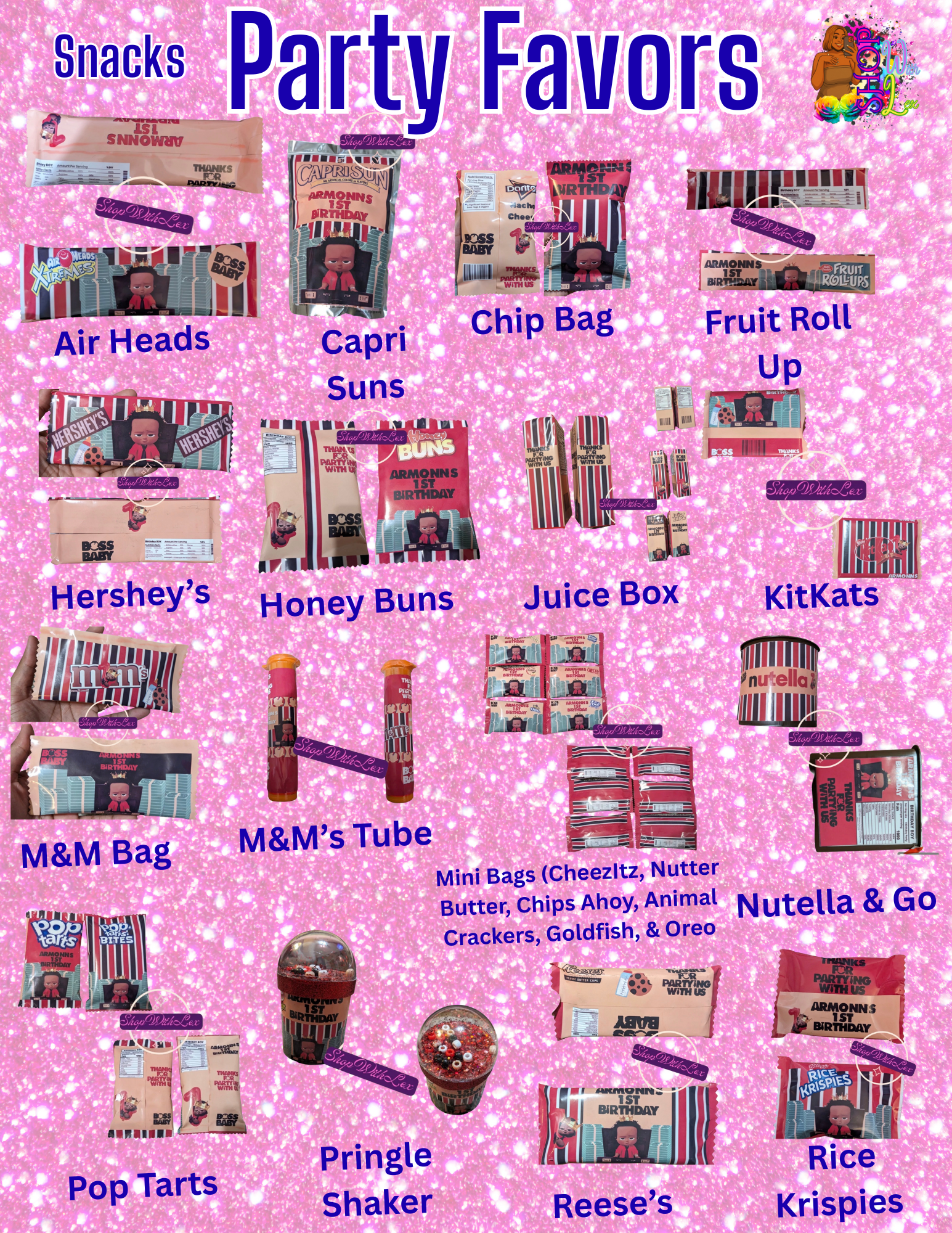 Jumbo Package Party Favor - ShopWithLexLLC